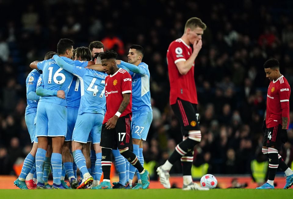 Manchester United were humiliated by rivals Manchester City last weekend (Martin Rickett/PA)