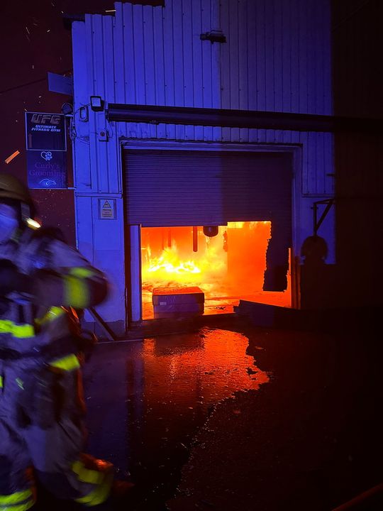 Fire in Dublin on Thursday night