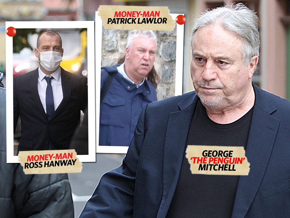 George 'The Penguin' Mitchell and two men, Ross Hanway and Patrick Lawlor, jailed this week