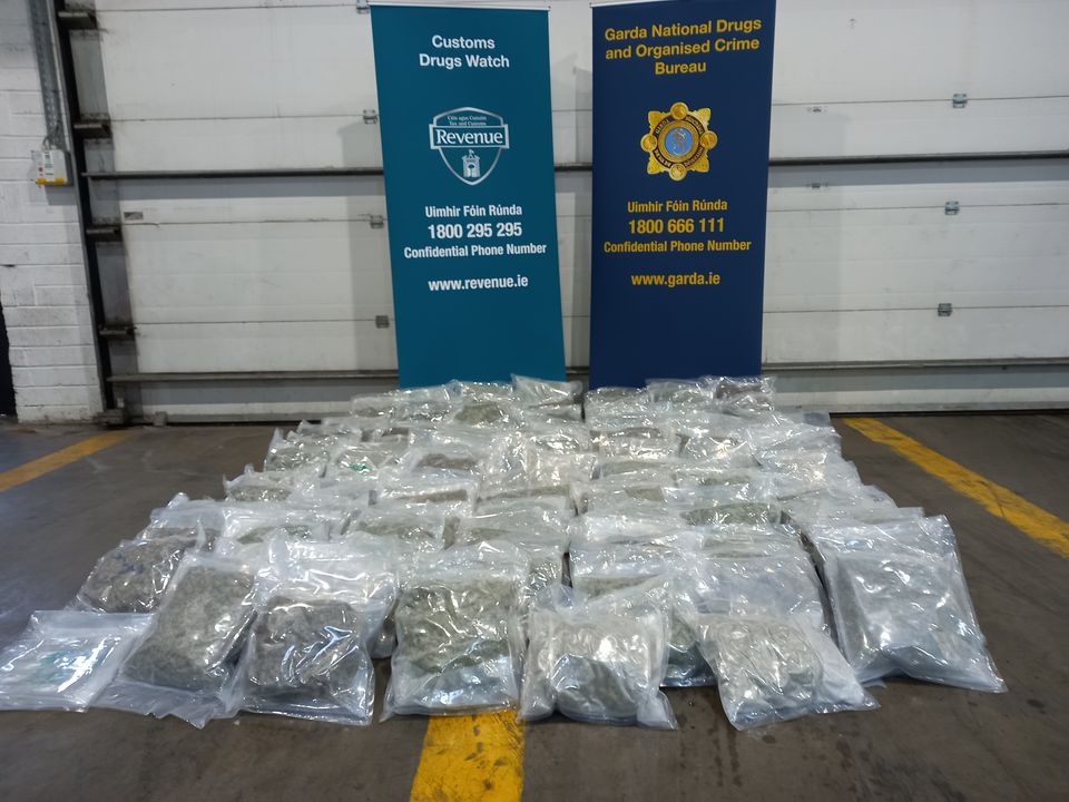 The drugs were seized by a Garda and Revenue Customs Service joint operation