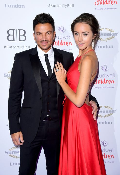 Peter Andre and wife Emily MacDonagh (Ian West/PA)
