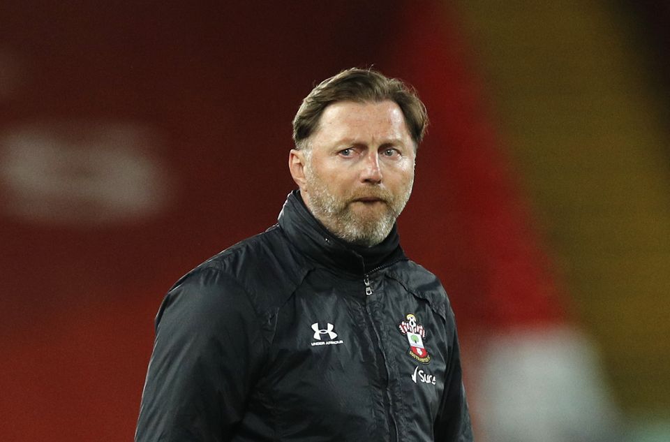 Ralph Hasenhuttl rued Southampton’s missed chances (Phil Noble/PA)