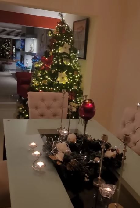 Alan Hughes took to Instagram to share his Christmas decorations. Instagram / @alanhughestv