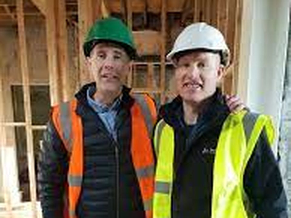 Peter Finn with Dermot Bannon