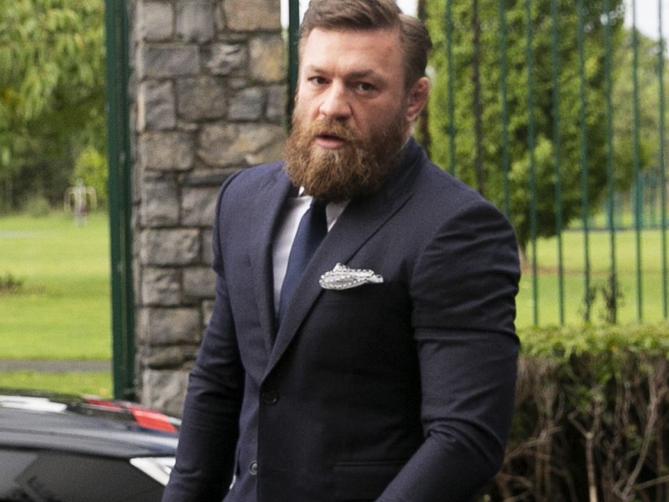 Conor McGregor at Blanchardstown courthouse. Photo: Gareth Chaney/ Collins Photos