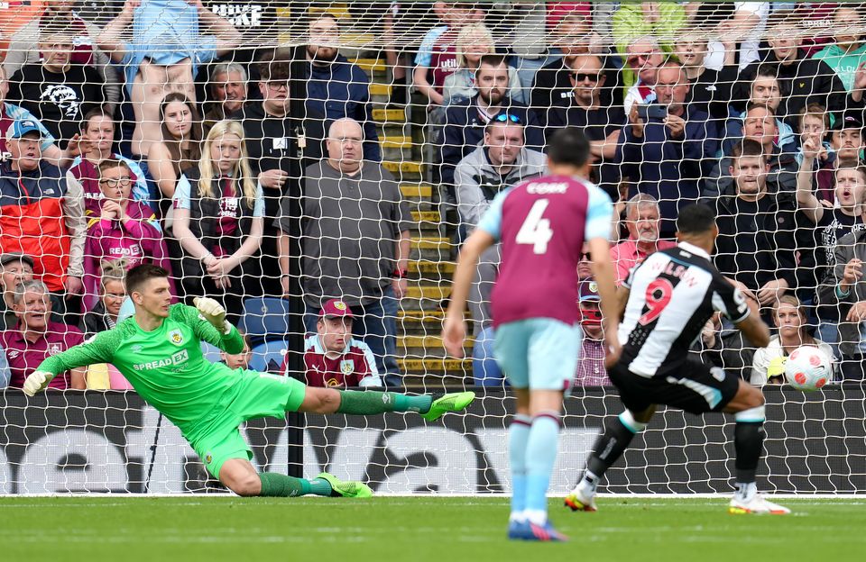 Callum Wilson opens the scoring from the penalty spot (Nick Potts/PA).