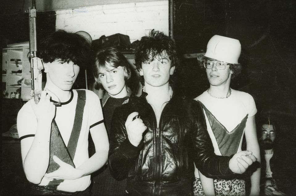 An early picture of U2, when they weren't even big in Dublin