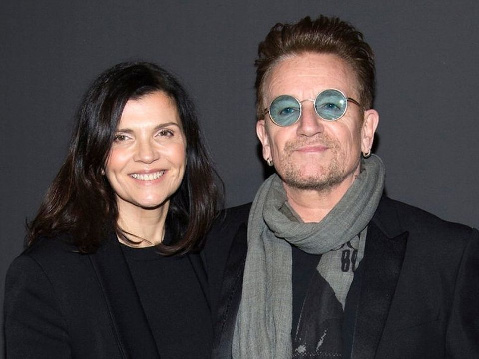 Singer Bono and his wife Ali Hewson (Photo by Pascal Le Segretain/Getty Images)