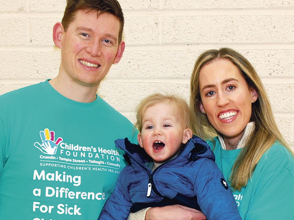David and Kate with son Daithí. Picture courtesy of Dungarvan Leader