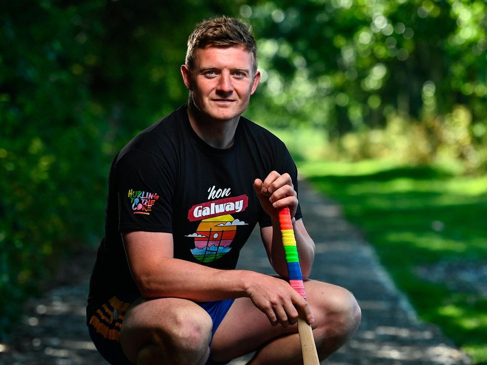 Ambassador Joe Canning at the launch of Bord Gáis Energy’s ‘State of Play’ campaign to promote allyship and inclusion in team sports. Photo: Sportsfile