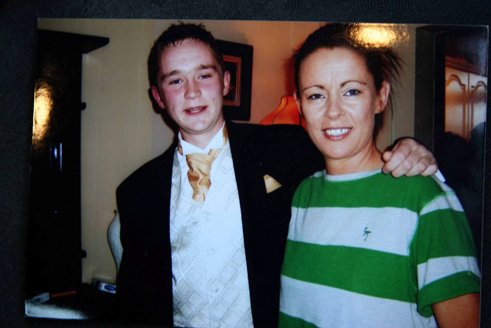 Anthony Campbell and his mum Christine