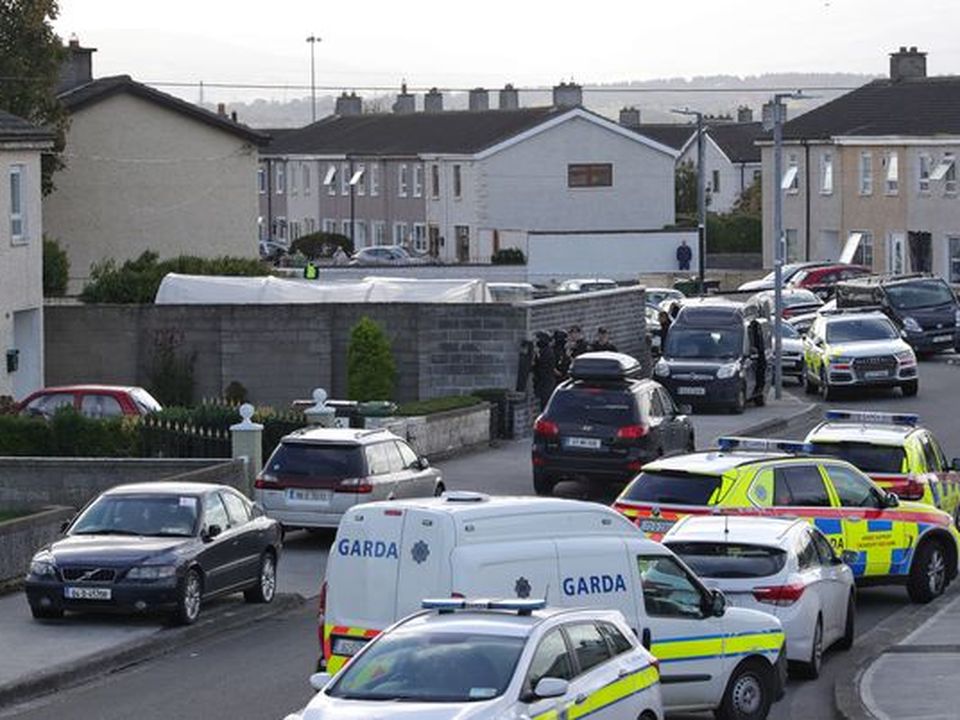 Gardai swarmed the local area after Doherty armed himself