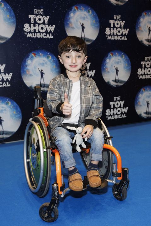 Late Late Show star Adam King at the opening night of RTÉ Toy Show the Musical at the Convention Centre in Dublin. Photo: Andres Poveda