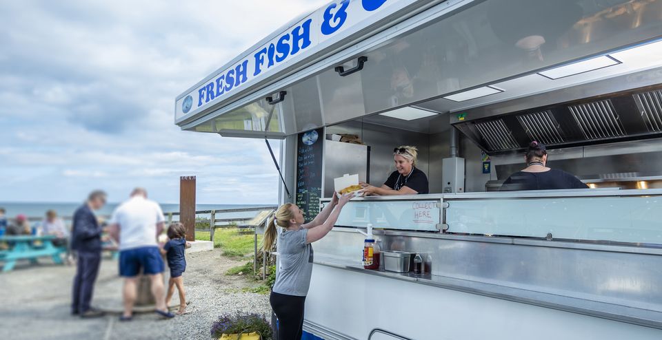 Grab some fish and chips along the way