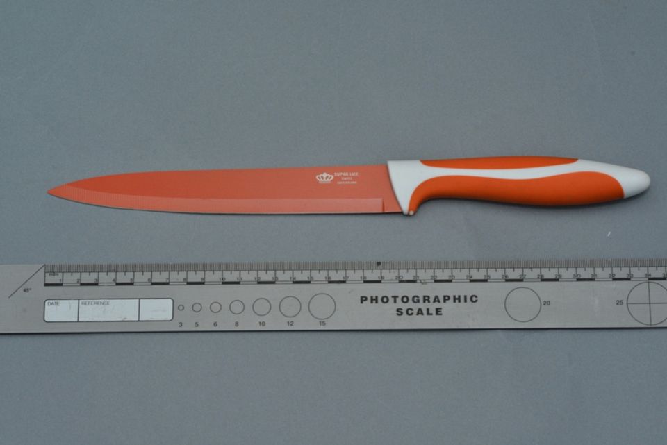 A knife similar to the one he used to killer her