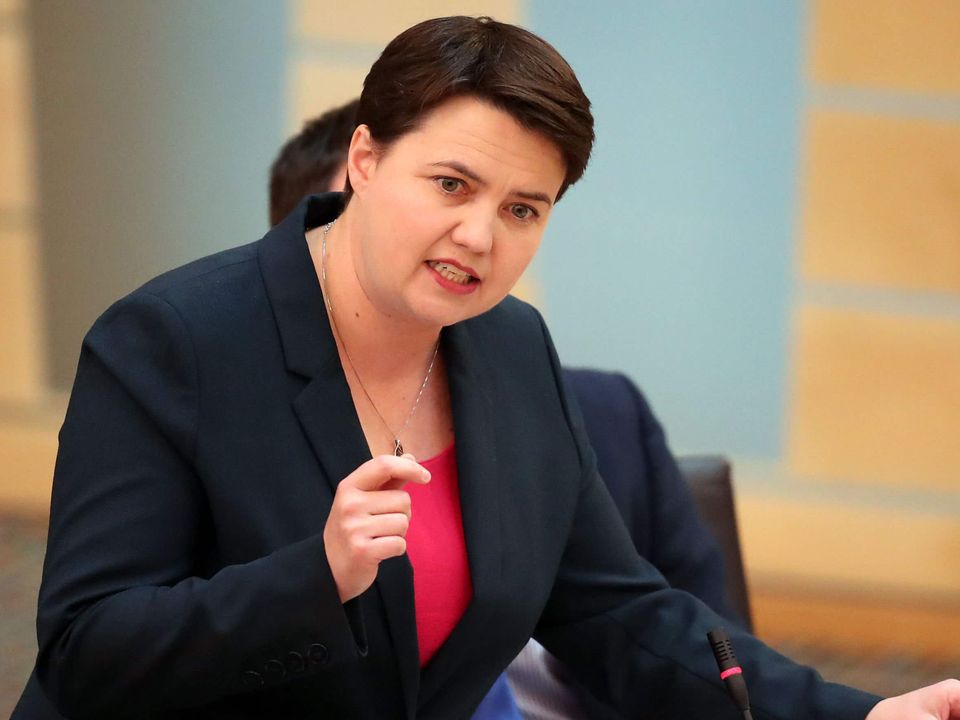The former Scottish Conservative leader is hosting a weekly show on Times Radio (Jane Barlow/PA)