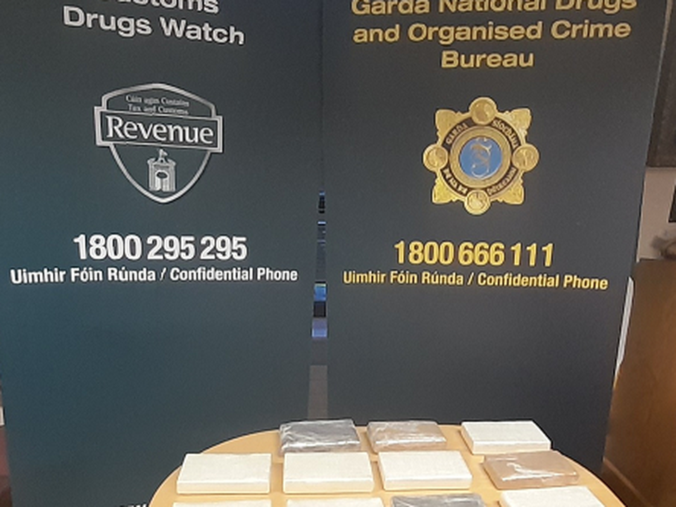 Some of the drugs seized at the airport