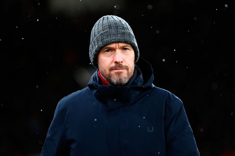 Erik ten Hag will be looking for a response from his players after last week's hammering by Liverpool. Photo: Shaun Botterill/Getty Images