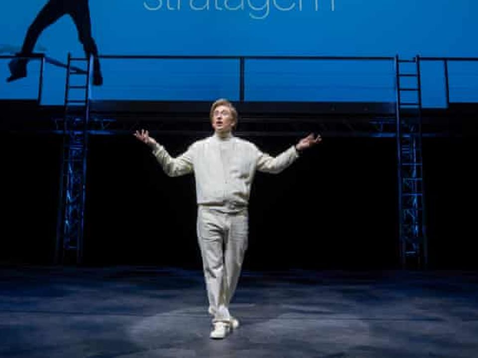 No laughing matter: Steve Coogan on stage as Alan Partridge