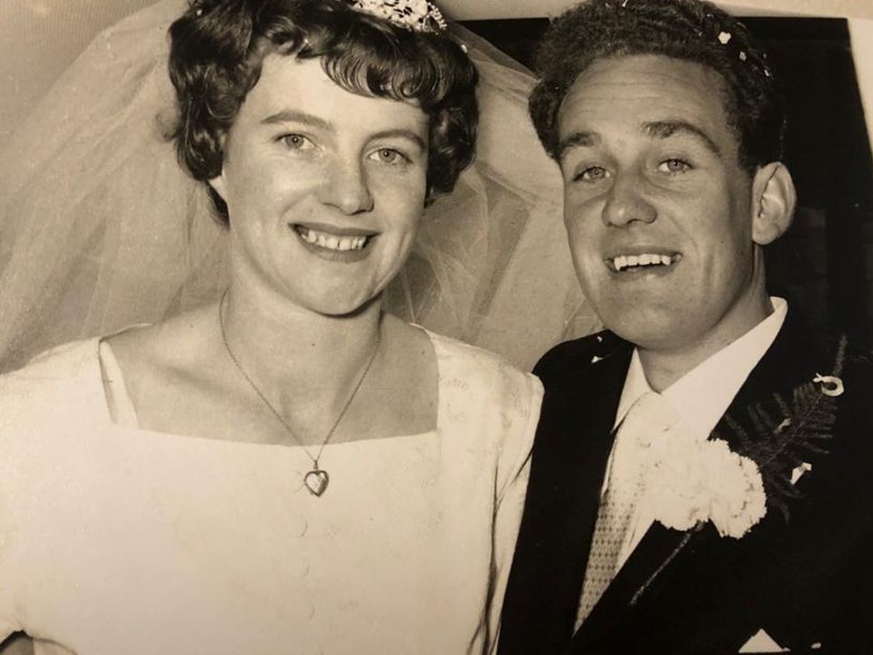 Noreen and Brendan on their wedding day