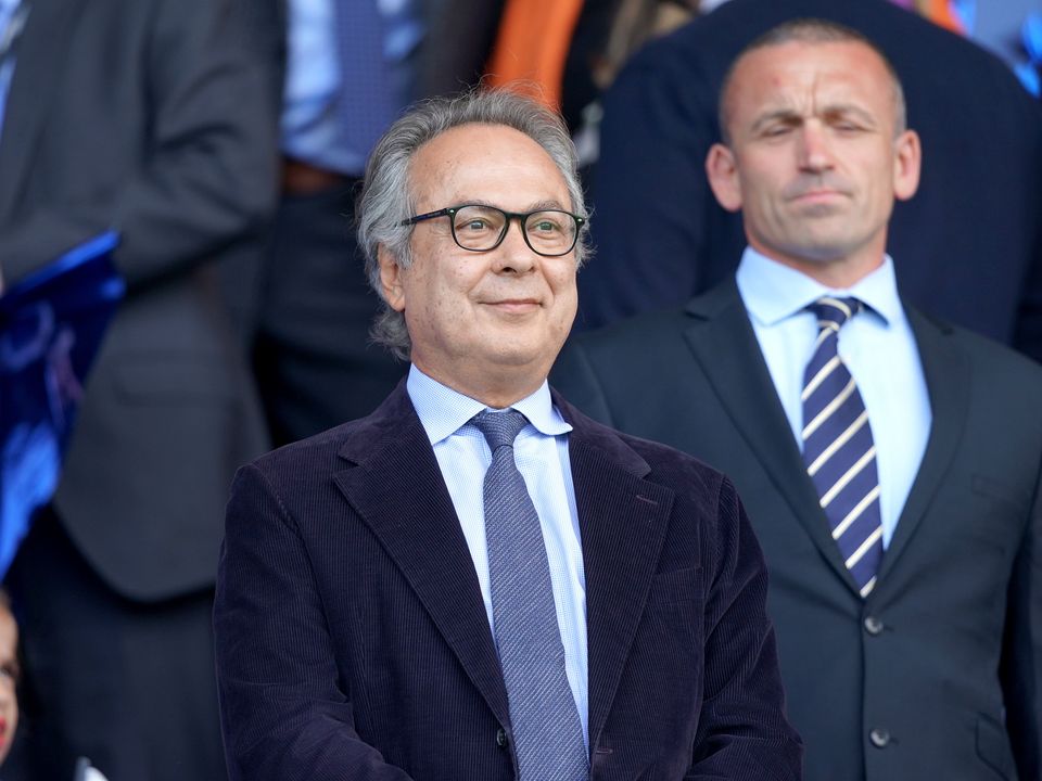 Everton owner Farhad Moshiri has held talks with an American-backed consortium over a potential sale of the club (Ian Hodgson/PA)