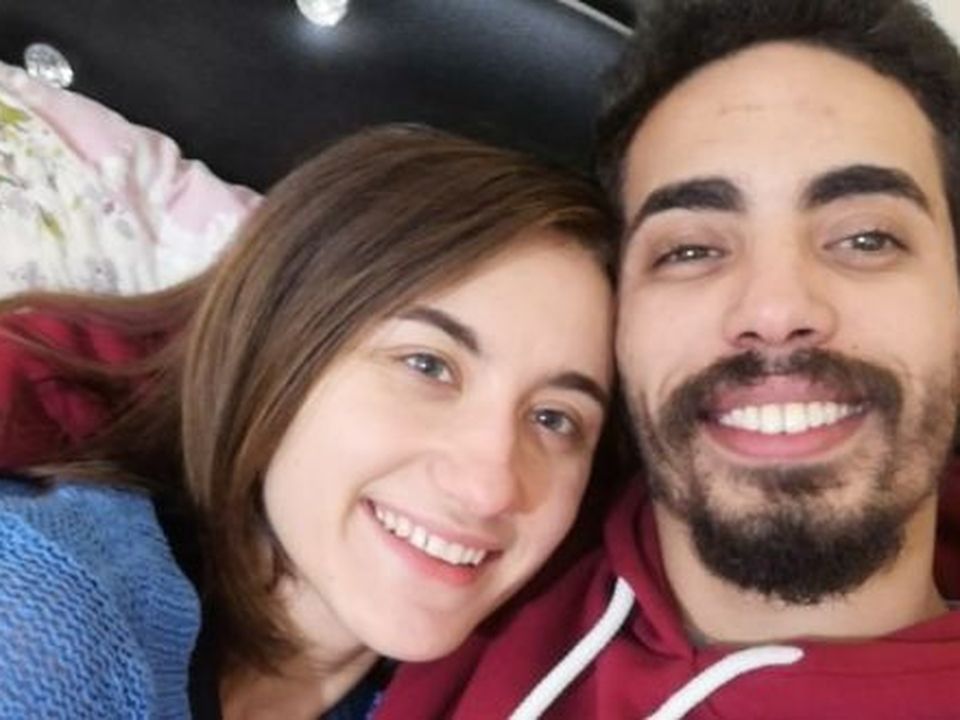 Olena and Anass fled Kyiv and arrived in Ireland just two weeks ago