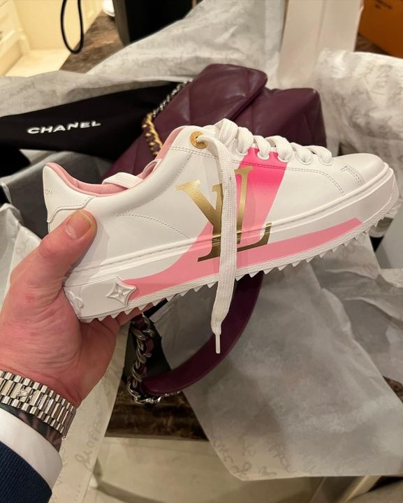 She copped a pair of trainers worth almost €1,000