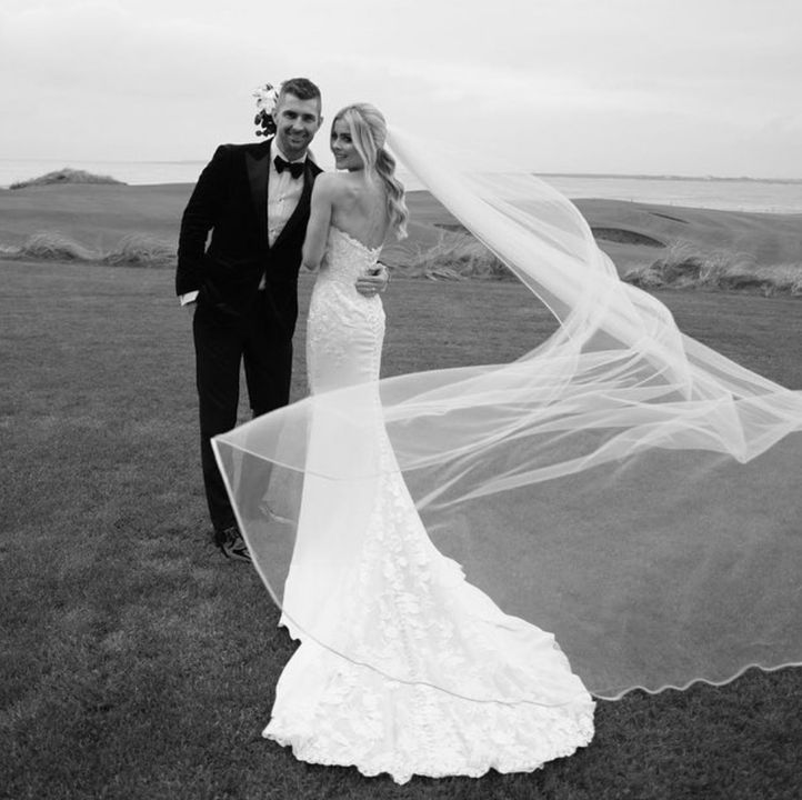 Rob with Jess Redden on their big day last year