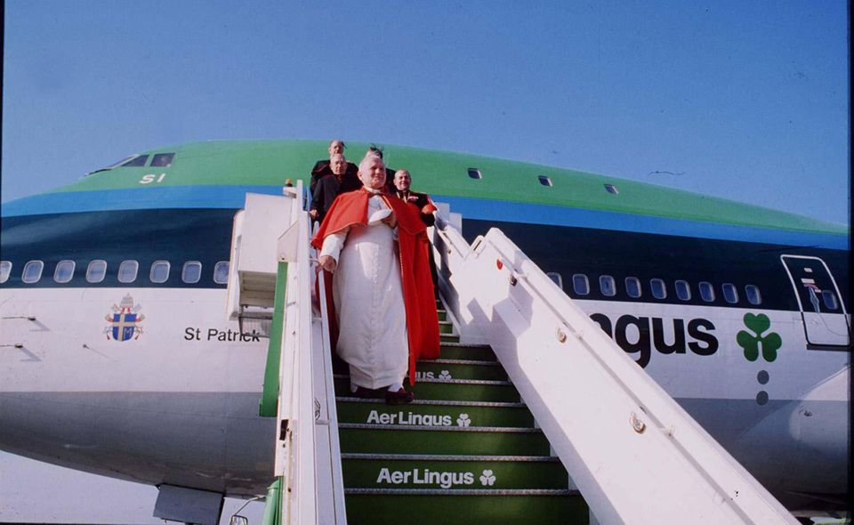 The visit of Pope John Paul II