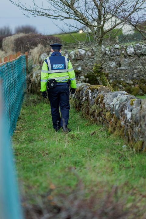 Gardaí carrying out searches at Skreen, Co Sligo, where a gang attacked Tom Niland (73) at his home on January 18