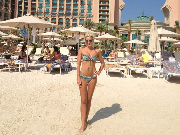 Ciara Mahony pictured during one of her trips to Dubai