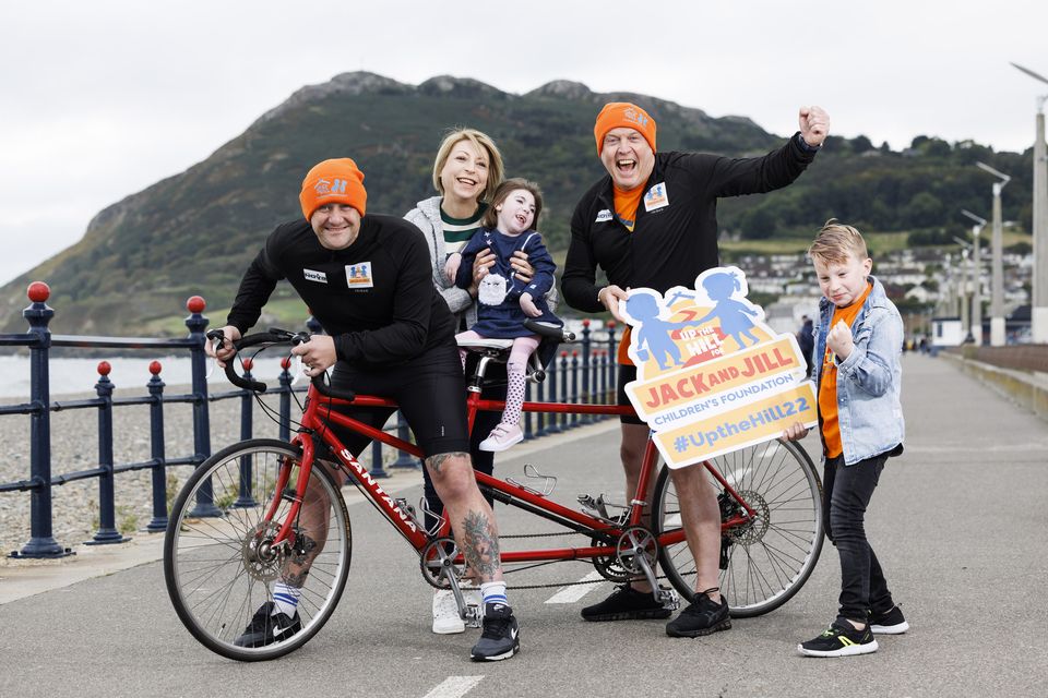 Jim McCabe and PJ Gallagher take on a charity cycle for Jack and Jill