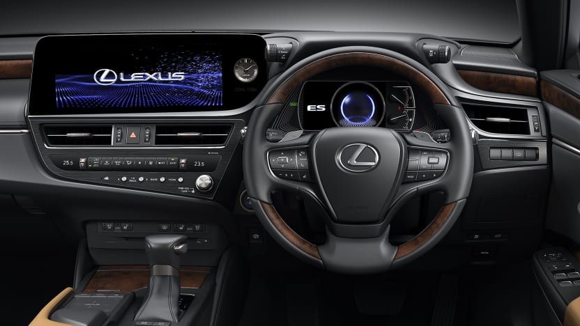 The Lexus ES interior