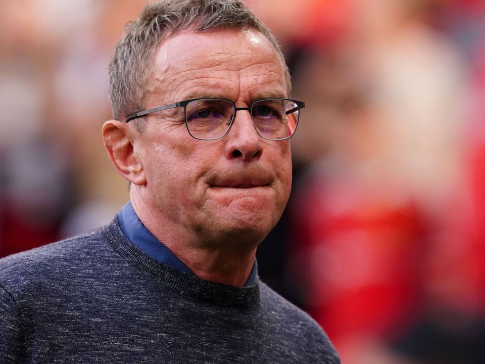 Ralf Rangnick led Manchester United to a sixth-place finish in the Premier League (Martin Rickett/PA)