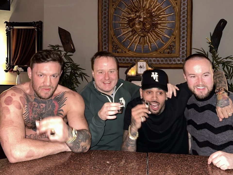 Conor, Chris and pals hit the town