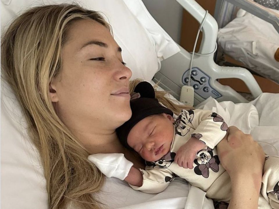 Alice Campello is in intensive care after giving birth