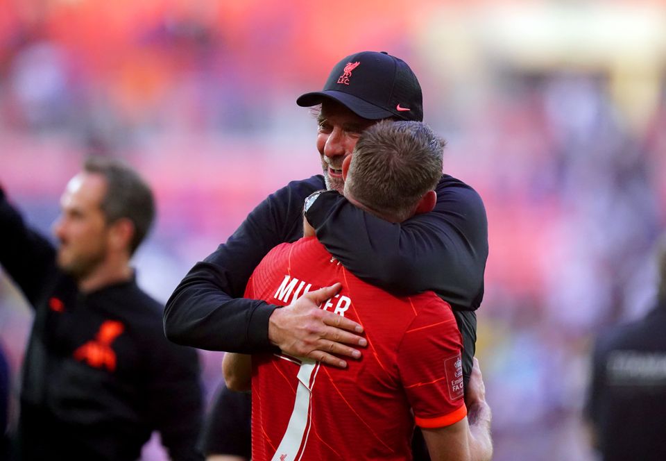 Liverpool manager Jurgen Klopp was keen to keep James Milner for another season (Adam Davy/PA)