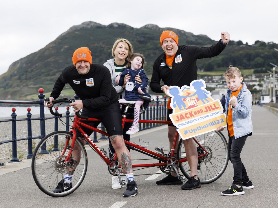Jim McCabe and PJ Gallagher take on a charity cycle for Jack and Jill
