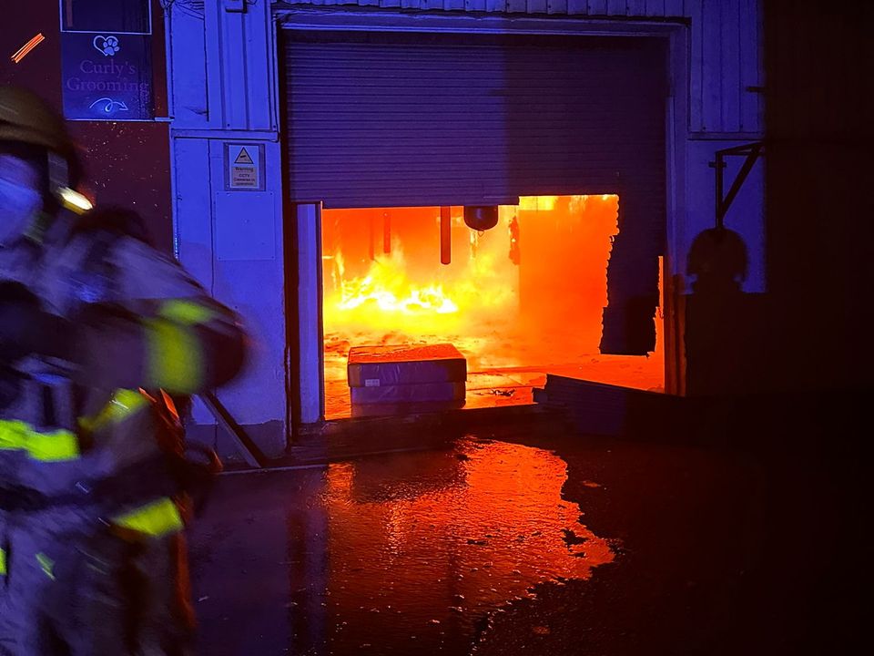 Fire in Dublin on Thursday night