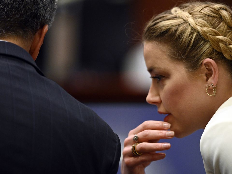 Amber Heard shows signs of borderline personality disorder, forensic psychologist (Brendan Smialowski/AP)