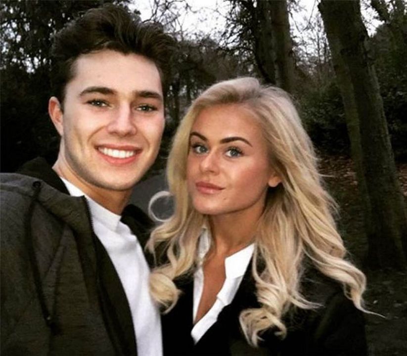 Emily with fellow dancer Curtis Pritchard