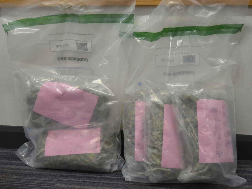 Some of the drugs that were seized on Friday night