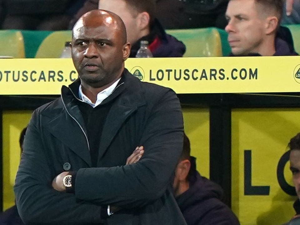 Patrick Vieira (pictured) insists there is no rivalry between himself and Jesse Marsch (Joe Giddens/PA)