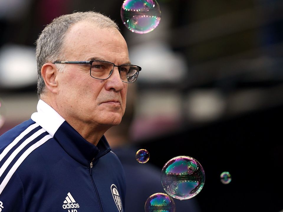 Marcelo Bielsa hailed the desire of his Leeds players (Mike Egerton/PA)