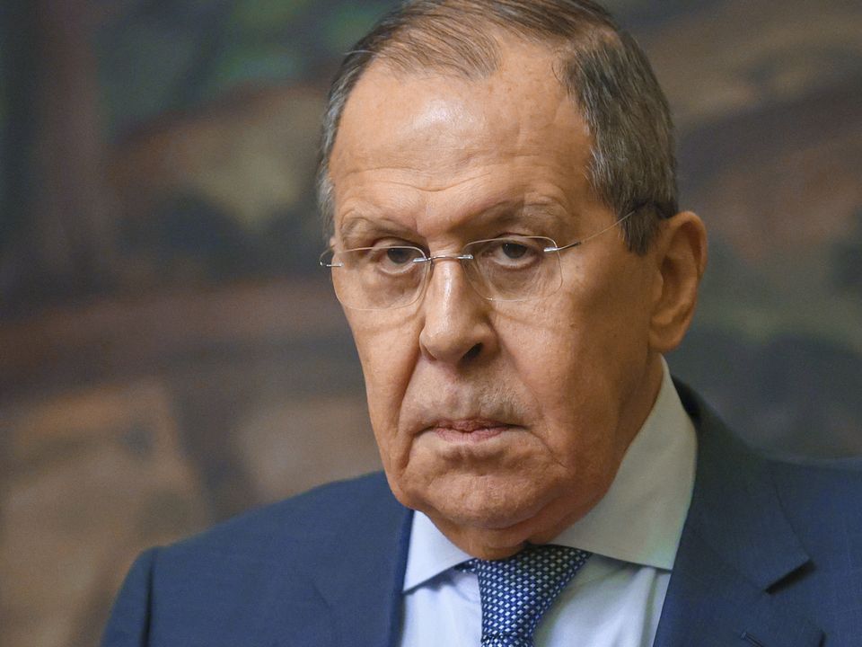 Russian Foreign Minister Sergei Lavrov (Russian Foreign Ministry Press Service via AP)