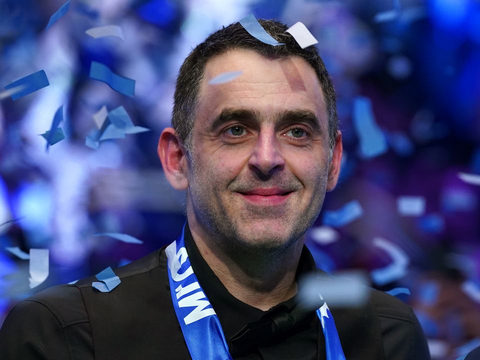 Ronnie O’Sullivan put his World Grand Prix success down to eating healthily (Bradley Collyer/PA)