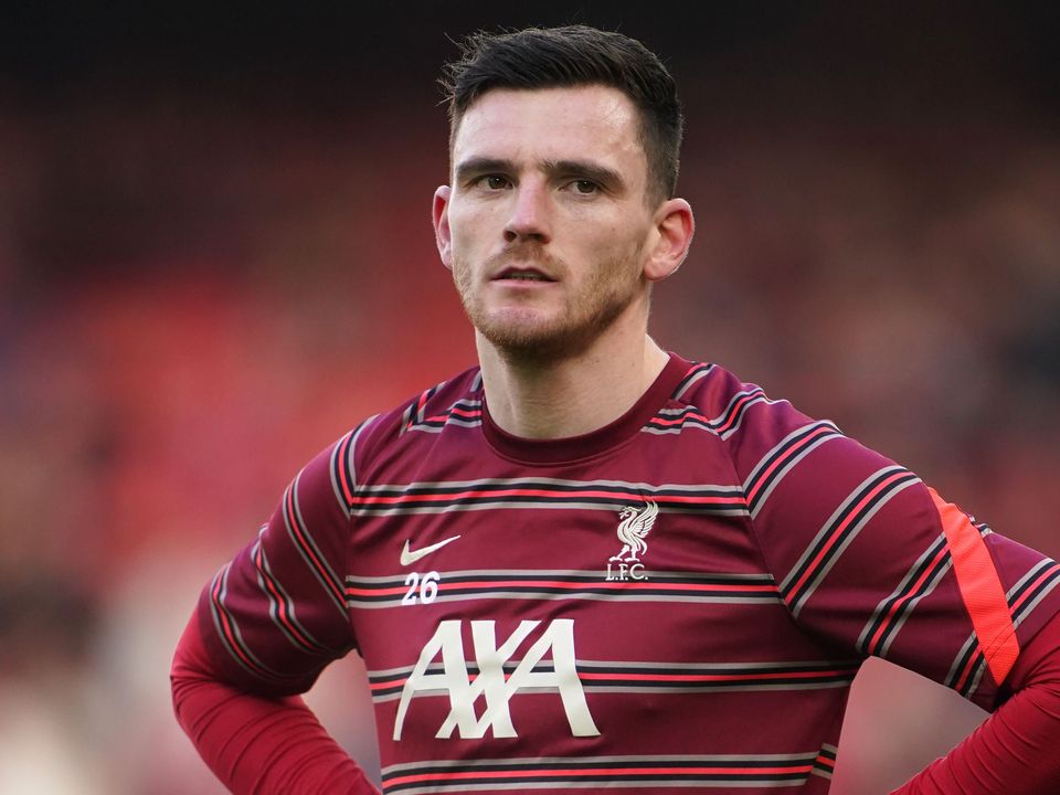 Andy Robertson has big games ahead (Peter Byrne/PA)