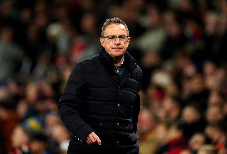 Rangnick does not appear to be involved in the process to appoint the next United manager (Martin Rickett/PA)