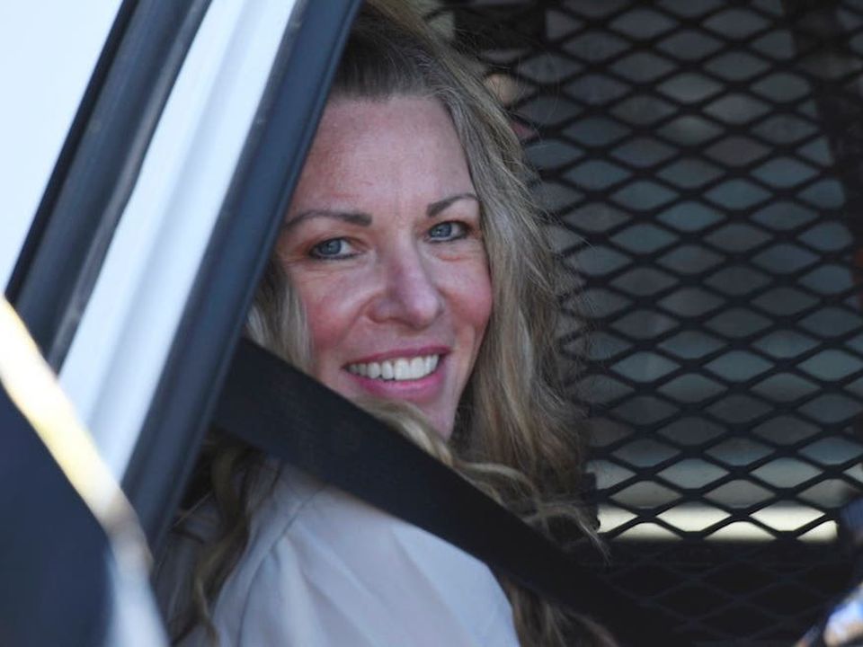 Lori Vallow as she leaves a court hearing for her children’s murders in August 2022. Photo: AP
