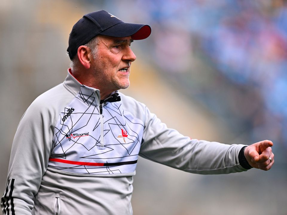 Former Tyrone manager Mickey Harte has done a fantastic job with Louth. Photo: Ben McShane/Sportsfile